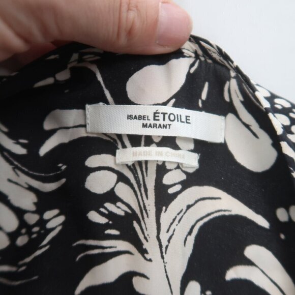 Isabel Marant Étoile Omeya Midi Dress V Neck Size 36 / US 6 - Picture 7 of 9